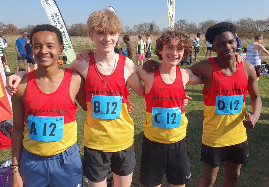 The M17 team, who finished 2nd at Wanstead Flats